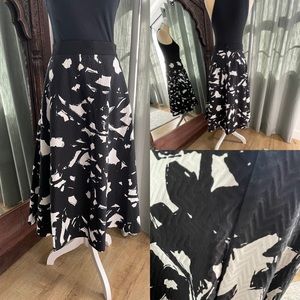 Banana Republic midi length A-line skirt